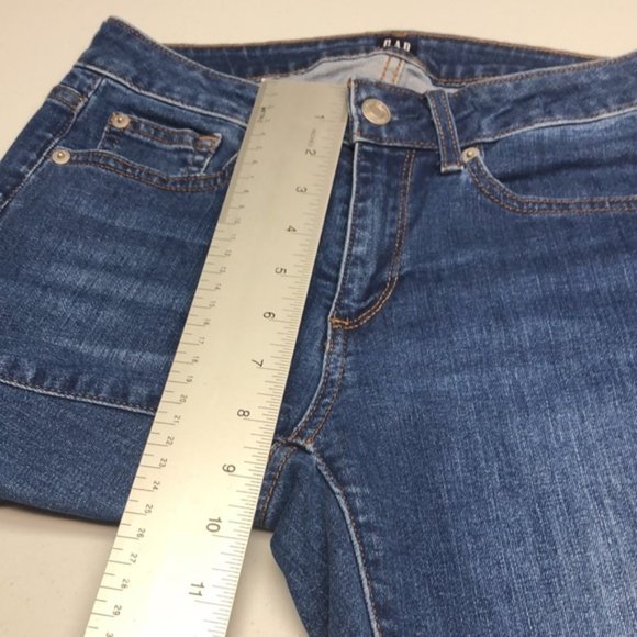 VINTAGE GAP DENIM CURVY TRUE SKINNY JEANS 27x28 ❤️ - Picture 8 of 13